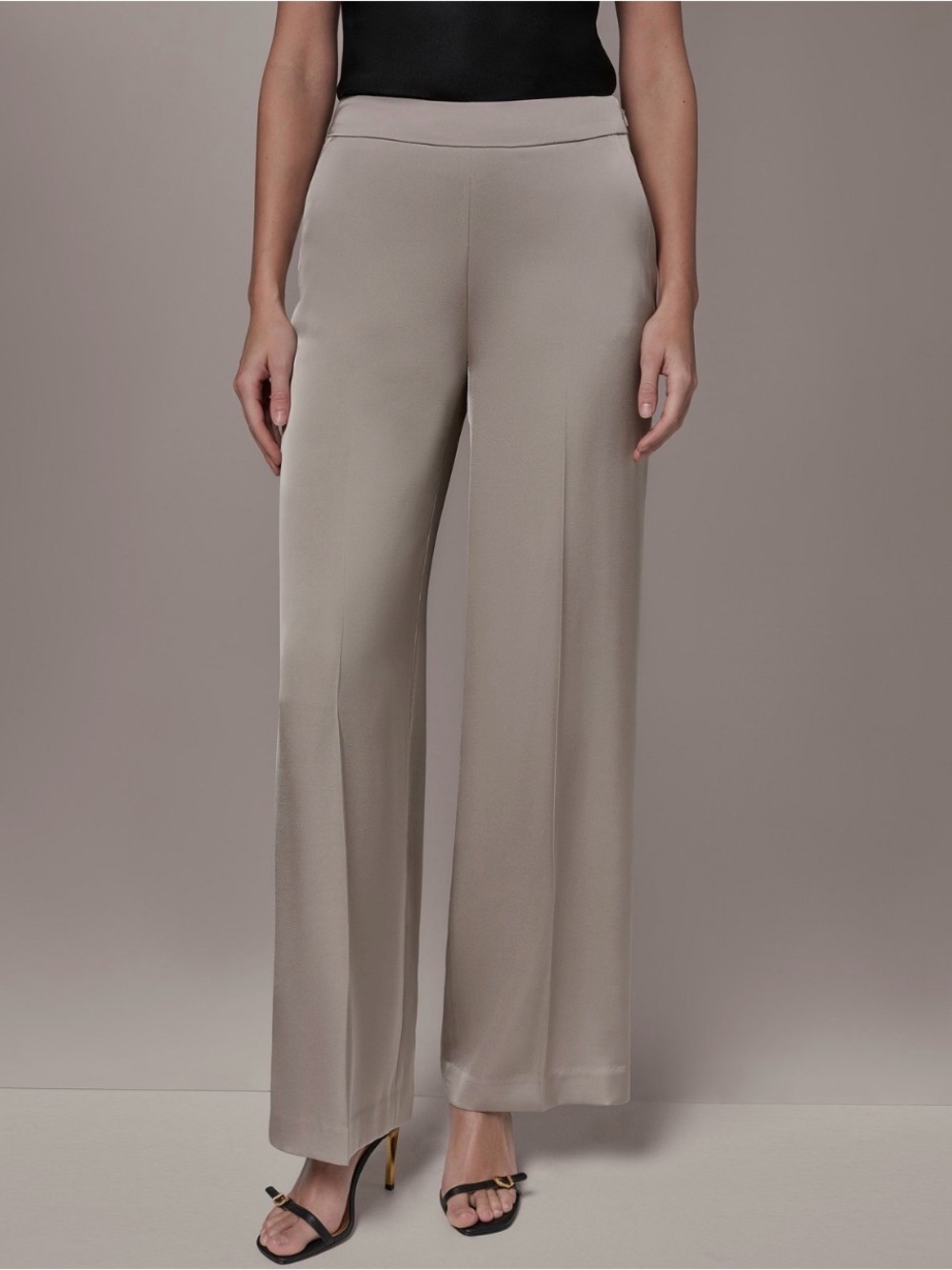 NWT Donna Karan Women's Wide-Leg Pants. Size 10. Turin.
